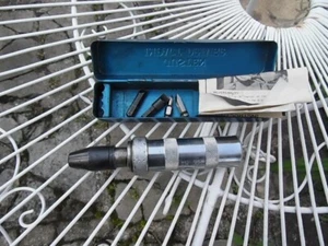 Vintage Justen Impact Driver With 4 Bits in Original Metal Box - Picture 1 of 3