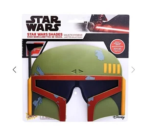 Boba Fett Star Wars Sunglasses by Sunstaches- Disney Starwars Adult Size - NEW - Picture 1 of 4