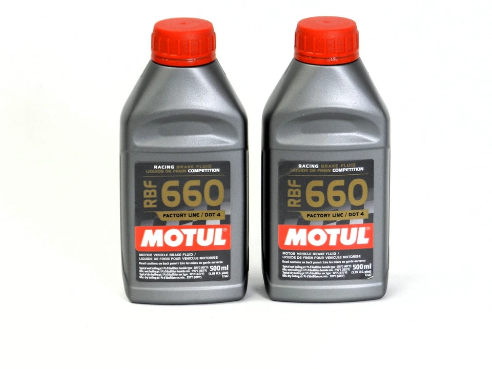 Motul DOT4 RBF 660 FACTORY LINE 1L FullySynthetic Racing Brake Fluid 2 x 0.5L - Imagem 1 de 1
