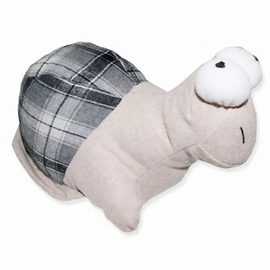Tope de puerta caracol aprox. 30x15 cm Doorstop soporte de puerta gris y beige tonos  - Imagen 1 de 1