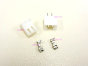JST XH Stecker 2,5mm 2-Pin Crimps Terminal für RC Spielzeug LiPO Akku PCB 20 Set - Bild 1 von 8