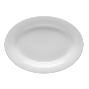 Serviceplatte 36 cm Platte oval Servierteller Bratenteller Porzellan Fischplatte - Bild 1 von 9