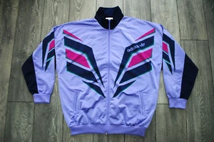 VINTAGE ADIDAS ZIP UP SWEATSHIRT RETRO STYLE 90S Y2K JACKET TOP SIZE MENS D10 - Picture 1 of 8
