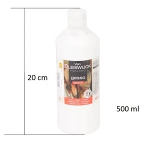 Grundierung Gesso Weiss für Malerei Primer 500 ml Profiqualität Van Bleiswijck - Bild 1 von 2