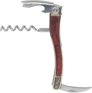 Sacacorchos de camarero de madera estable roja Laguiole - Imagen 1 de 5