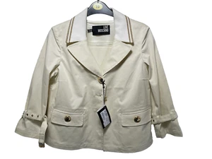 Love Moschino cremefarbene Jacke  - Bild 1 von 16