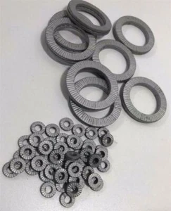 M3 Helico lock Washers Wedge Sizes Steel Delta Protekt 3mm - Picture 1 of 7