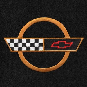 Lloyd Mats Velourtex Black Small Deck Mat For Corvette Coupe 1991-1996 - Picture 1 of 5