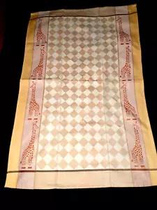 2 toallas de algodón tejidas a mano de jirafa 30"" x 19"" de Champaigne & Eggs - Imagen 1 de 4