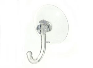 New 40 X Clear Suction Window Hooks With Plastic Hook 32mm 1 1/4 Inch - Onestopd - Picture 1 of 1