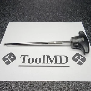 Snap-on Tools EE. UU. NUEVO 10"" 1/4"" Unidad Negro Trinquete Manija en T TMRT8 - Imagen 1 de 12