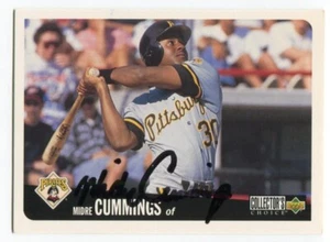 1996 Upper Deck CC Midre Cummings Signed Card Baseball MLB Autographed Auto #259 - Picture 1 of 2