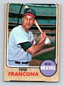 1968 Topps Tito Francona Atlanta Braves #527
