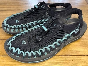 Keen Uneek Shoes Womens Size US 8 Blue Black Outdoor Hiking Sandals 1013092 - Picture 1 of 8