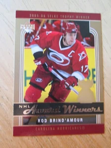 2006-07 UPPER DECK HOCKEY, AWARD WINNERS, ROB BRIND'AMOUR, C# AW6 - Picture 1 of 2