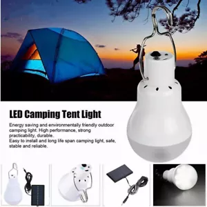 Solarleuchte Solar LED Lampe Glühbirne Campinglampe Außen Garten Beleuchtung - Bild 1 von 14