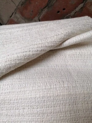 De le Cuona Shore arena SHO1 colección lino lino tela remanente panel 40x140cm Foto 1 de 4