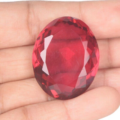 134.00 Ct Brazilian Oval Cut Pink Tourmaline faceted Translucent Loose Gemstone - Image 1 of 4