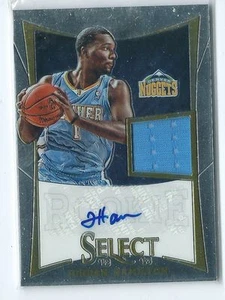 2012-13 Select Jordan Hamilton JERSEY RELIC AUTO AUTOGRAPH RC #259 109/399 - Picture 1 of 1