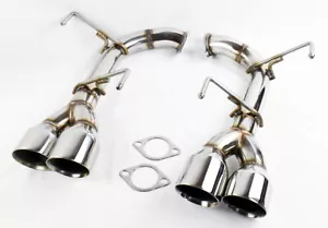 Polished Stainless Axle Back Muffler Exhaust for Subaru WRX & STi 15-21 - Picture 1 of 4