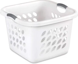 Sterilite 53 Liters Ultra Square Clothes Laundry Hamper Basket Bin w/ Handle - Picture 1 of 6