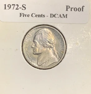 Jefferson 1972 S Proof Km# A 192 - Imagen 1 de 4