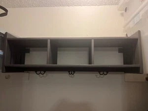 Panget Gray 3 compartment Hat Rack  - Picture 1 of 3
