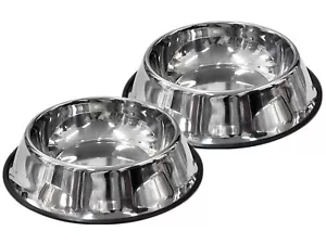 scarlet pet Hundenapf »Bowl« Edelstahl Wasser Futter diverse Größen Paar einzeln - Bild 1 von 11