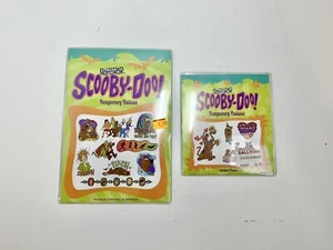 Paquetes de 2 tatuajes temporales Scooby-Doo 1999 Highgate Products Cartoon Network Nuevo de Lote Antiguo - Imagen 1 de 5