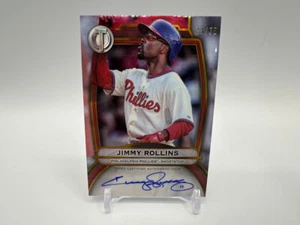 2025 Topps Tribute Jimmy Rollins Autogramm 23/75 - Bild 1 von 2