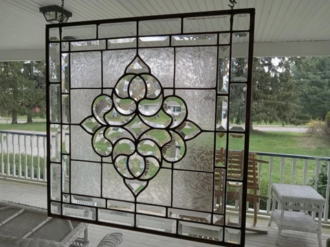 Beveled Glass panel Cover