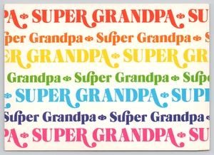 AK Super Opa 1982 Regenbogen Namen Muster - Mann männlich Vater - Genealogie - Bild 1 von 2