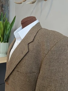 🇮🇹 Valentino 3 Button Wool Alpaca Sports Coat Made In Italy 43 L Brown - Picture 1 of 11