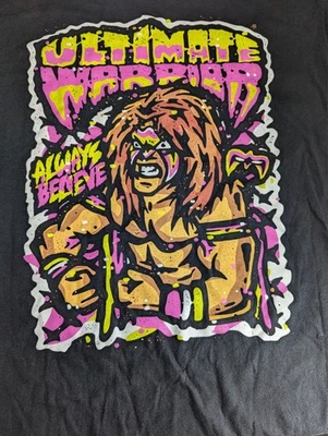 Camiseta grande Gildan Ultimate Warrior Always Believe Pro Wrestling WWE WWF Foto 1 de 4