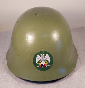 Elmetto acciaio M59 serbo epoca guerra fredda guerra jugoslava coperto stella rossa militare - Foto 1 di 12