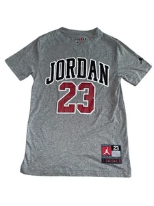 Air Jordan Jungen Textur Strick Basketball T-Shirt Größe M (10-12) - Bild 1 von 5
