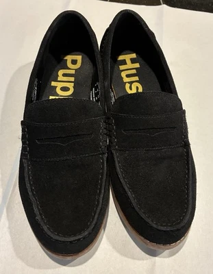Hush Puppies Black Suede Loafers Women’s SZ 8  - Image 1 of 4