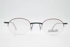 Brille Silhouette 7370 /40 Grün Kupfer Halbrand Brillengestell eyeglasses Neu - Picture 1 of 6