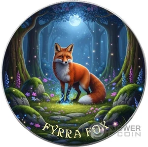 FYRRA FOX Forest Totems 1 Oz Silver Coin 1$ USA 2025 - Bild 1 von 3