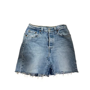 Minifalda vaquera estilo vintage Levi’s lavado ligero desgastado 25 - Imagen 1 de 5
