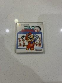Nintendo Famicom Disk System Mario Golf Japan Course FDS US Seller