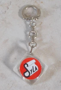 Ancien porte clefs clés vintage Plastique SYLA France transparent 60s collection - Picture 1 of 4