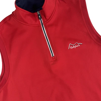Chaleco de rendimiento Fairway & Greene F&G Tech 1/4 cremallera para hombre M rojo Ballyhack Golf Foto 1 de 4