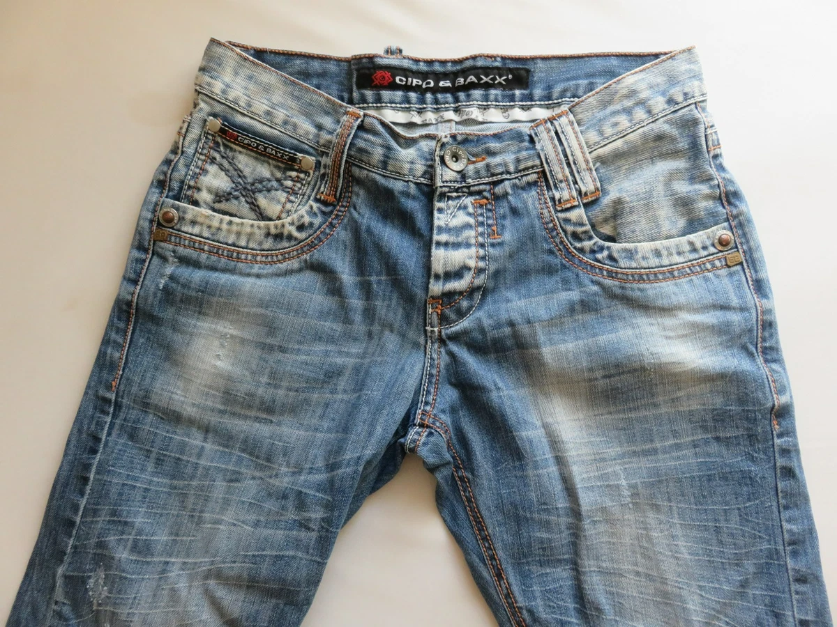 Vaqueros Hombre CIPO & BAXX C-1053 Jeans Para Hombre CIPO & BAXX C-1053: Corte Regular, Efecto Rasgado Y Desgastado, Disponibles En Varias Tallas Jeans Hombre - Foto 8