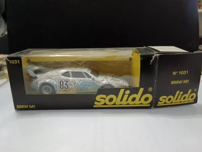 Solido BMW M1 1/43 Number 83 Antar France Diecast Model Car - Immagine 1 di 4