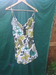 Floral Jane Norman Mini Dress Size 10 New - Picture 1 of 2