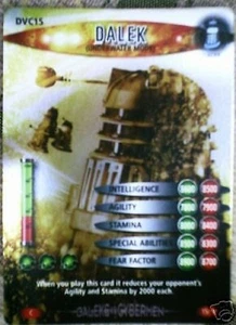DR WHO DVC DALEK V CYBERMEN CRD DVC15 DALEK UNDERWATER - Picture 1 of 1