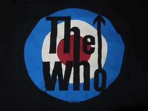 Retro 2012 The WHO (SM) T-Shirt BLACK PETE TOWNSHEND ROGER DALTREY - Picture 1 of 2