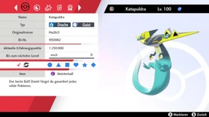 Shiny Katapuldra Dragapult Pokemon Schwert Schild 6DV! + Meisterball  - Bild 1 von 6