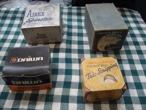 Vintage Angelrollen Konvolut, Airtex, Bay City, South Bend, Daiwa - Bild 1 von 24